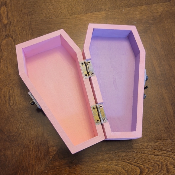 Pastel Coffin Trinket Box - Picture 2 of 2